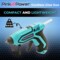 Pink Power Cordless Mini Hot Glue Gun with Stand - USB Rechargeable Wireless Hot Melt Glue Gun Kit with 20 Glue Sticks - Battery Operated Cordless Glue Gun for Crafts - Portable Blue Hot Glue Gun
